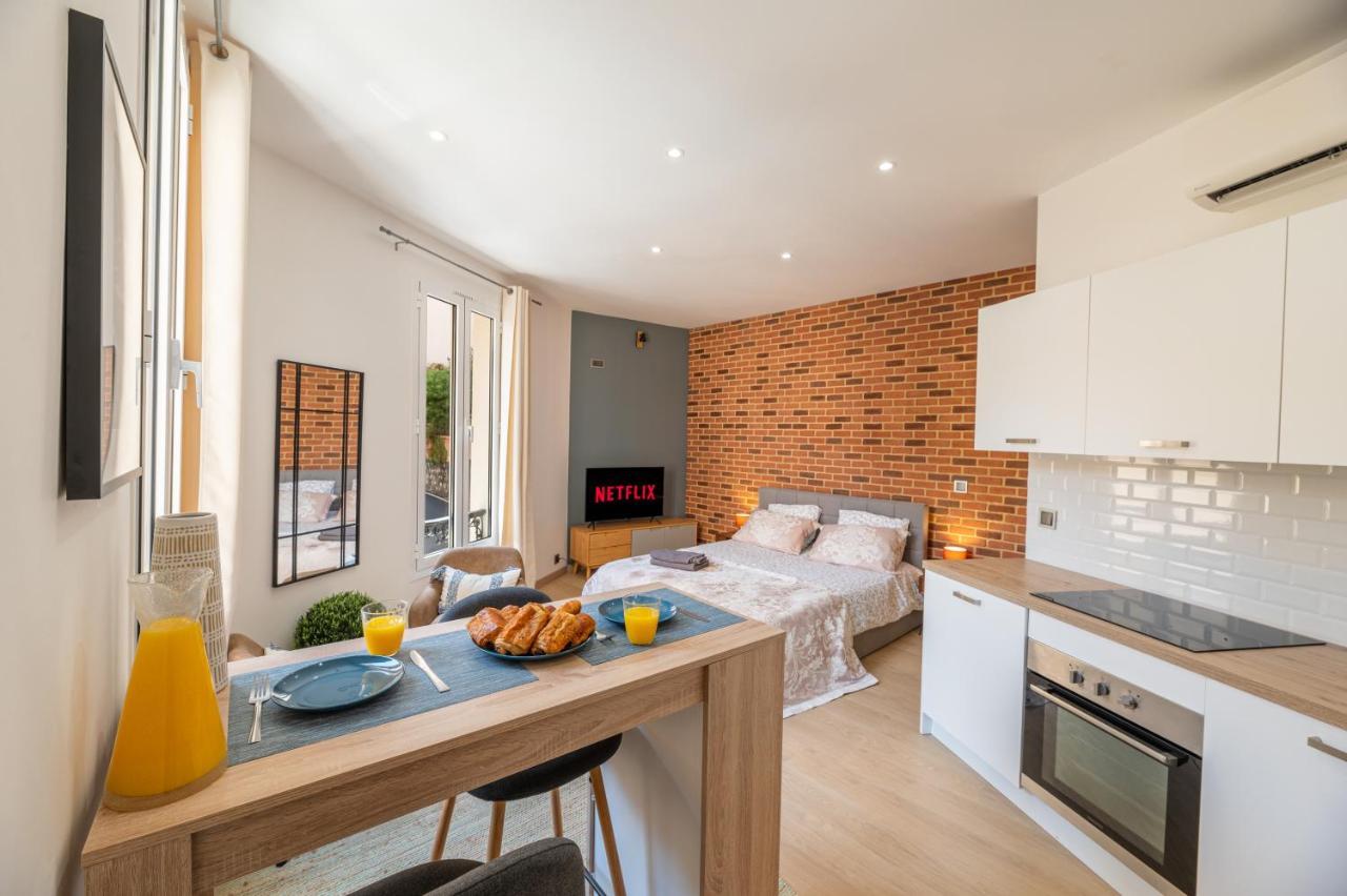 Grand Studio Climatise Tres Proche Monaco Beausoleil Eksteriør billede